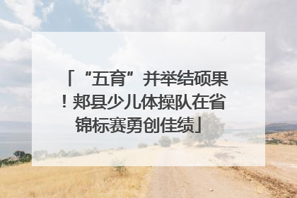 “五育”并举结硕果！郏县少儿体操队在省锦标赛勇创佳绩