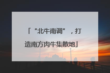 “北牛南调”，打造南方肉牛集散地
