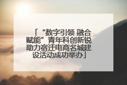 “数字引领 融合赋能”青年科创新锐助力宿迁电商名城建设活动成功举办