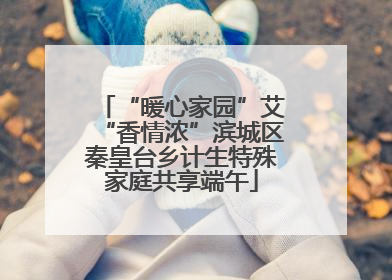 “暖心家园”艾“香情浓”滨城区秦皇台乡计生特殊家庭共享端午