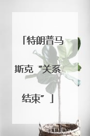 特朗普马斯克“关系结束”