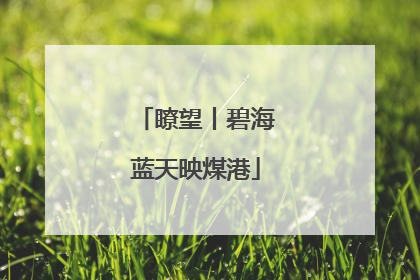 瞭望丨碧海蓝天映煤港