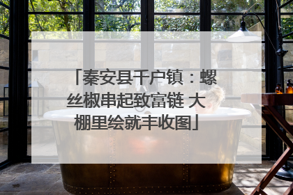 秦安县千户镇：螺丝椒串起致富链 大棚里绘就丰收图