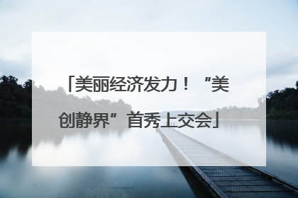 美丽经济发力！“美创静界”首秀上交会