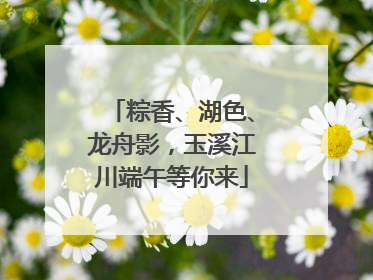 粽香、湖色、龙舟影，玉溪江川端午等你来