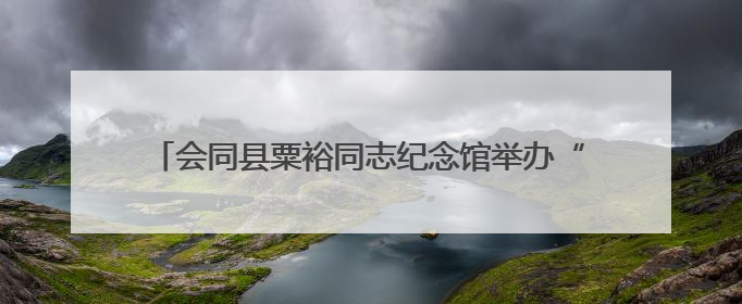 会同县粟裕同志纪念馆举办“粽情六一·童心向党”活动