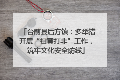 台前县后方镇：多举措开展“扫黄打非”工作，筑牢文化安全防线
