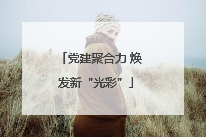 党建聚合力 焕发新“光彩”