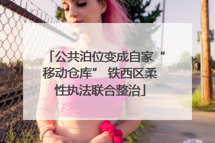 公共泊位变成自家“移动仓库” 铁西区柔性执法联合整治