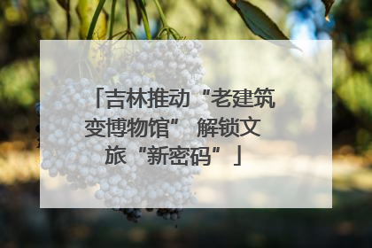吉林推动“老建筑变博物馆” 解锁文旅“新密码”