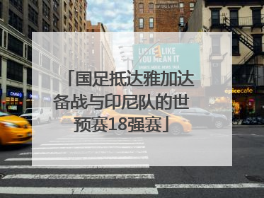 国足抵达雅加达备战与印尼队的世预赛18强赛
