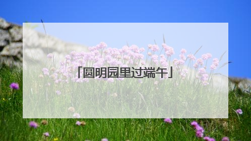 圆明园里过端午