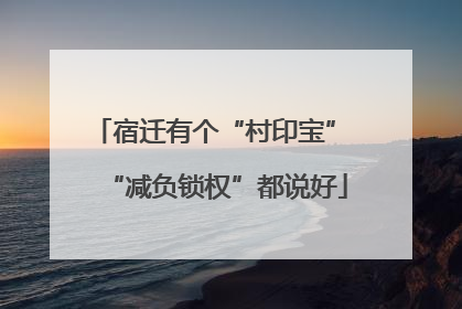 宿迁有个“村印宝” “减负锁权”都说好