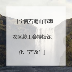 宁夏石嘴山市惠农区总工会持续深化“产改”