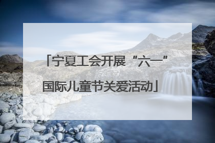 宁夏工会开展“六一”国际儿童节关爱活动