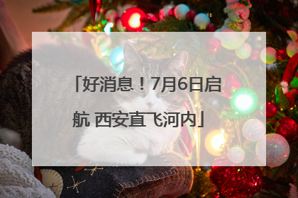 好消息！7月6日启航 西安直飞河内