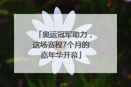 奥运冠军助力，这场赛程7个月的嘉年华开幕