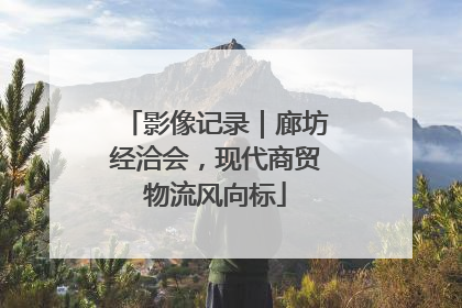 影像记录｜廊坊经洽会，现代商贸物流风向标