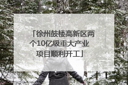徐州鼓楼高新区两个10亿级重大产业项目顺利开工