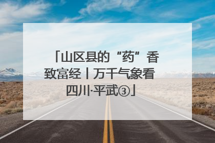 山区县的“药”香致富经丨万千气象看四川·平武③