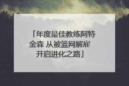 年度最佳教练阿特金森 从被篮网解雇开启进化之路