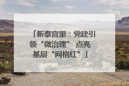 新泰宫里：党建引领“微治理” 点亮基层“网格红”