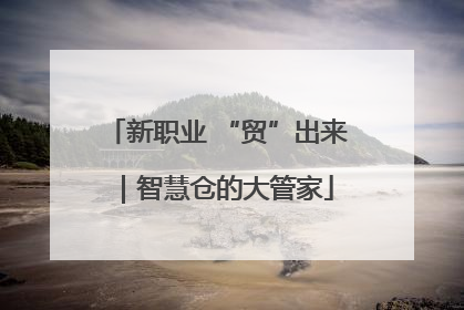 新职业 “贸”出来｜智慧仓的大管家