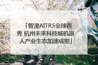 智澄AITR5全球首秀 杭州未来科技城机器人产业生态加速成型