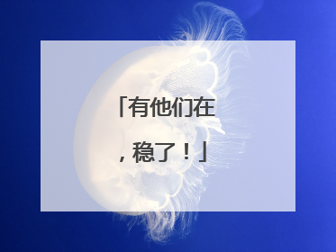 有他们在，稳了！