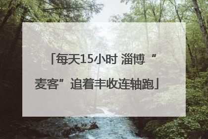 每天15小时 淄博“麦客”追着丰收连轴跑