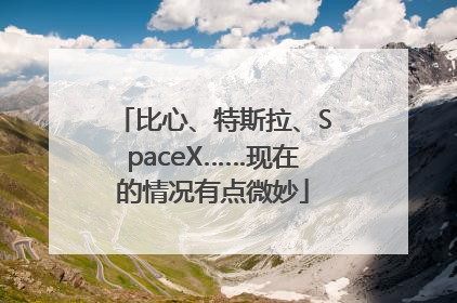 比心、特斯拉、SpaceX……现在的情况有点微妙