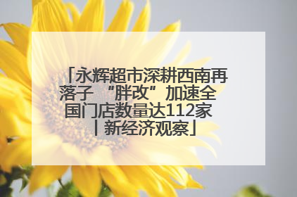 永辉超市深耕西南再落子 “胖改”加速全国门店数量达112家丨新经济观察