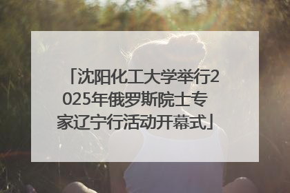 沈阳化工大学举行2025年俄罗斯院士专家辽宁行活动开幕式