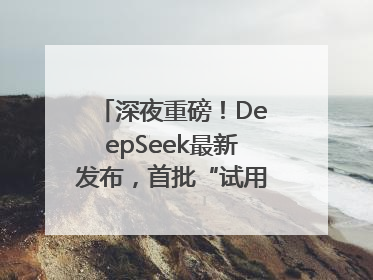 深夜重磅！DeepSeek最新发布，首批“试用体验”出炉→
