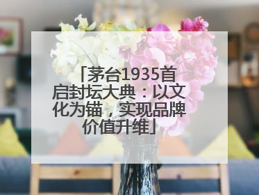 茅台1935首启封坛大典：以文化为锚，实现品牌价值升维