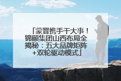 蒙晋携手干大事！锦颐集团山西布局全揭秘：五大品牌矩阵+双轮驱动模式