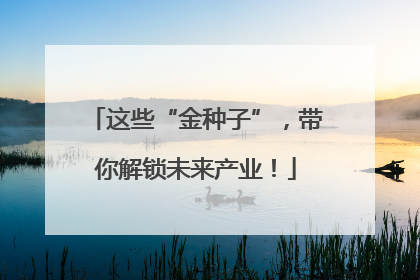 这些“金种子”，带你解锁未来产业！