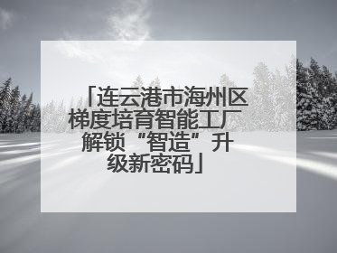 连云港市海州区梯度培育智能工厂 解锁“智造”升级新密码