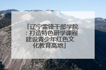 辽宁雷锋干部学院：打造特色研学课程 建设青少年红色文化教育高地