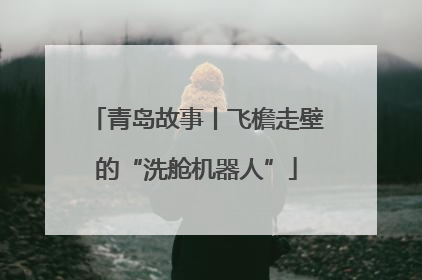 青岛故事丨飞檐走壁的“洗舱机器人”