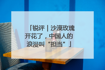 锐评｜沙漠玫瑰开花了，中国人的浪漫叫“担当”