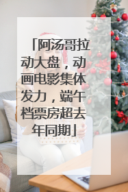 阿汤哥拉动大盘，动画电影集体发力，端午档票房超去年同期