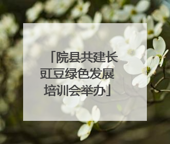 院县共建长豇豆绿色发展培训会举办