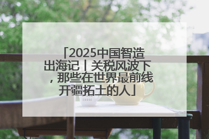 2025中国智造出海记丨关税风波下，那些在世界最前线开疆拓土的人