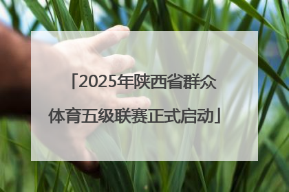 2025年陕西省群众体育五级联赛正式启动