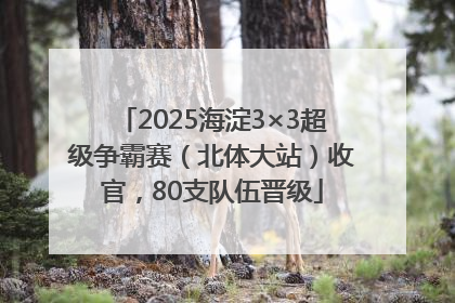 2025海淀3×3超级争霸赛（北体大站）收官，80支队伍晋级