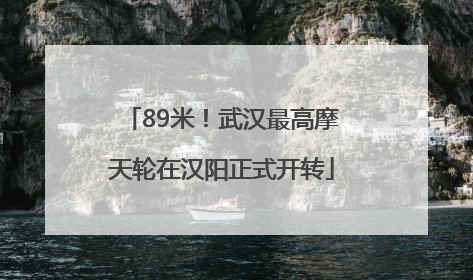 89米！武汉最高摩天轮在汉阳正式开转