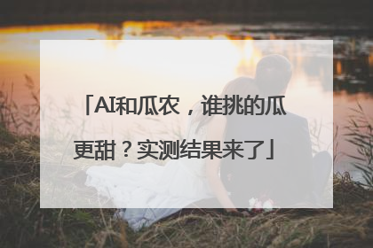 AI和瓜农，谁挑的瓜更甜？实测结果来了