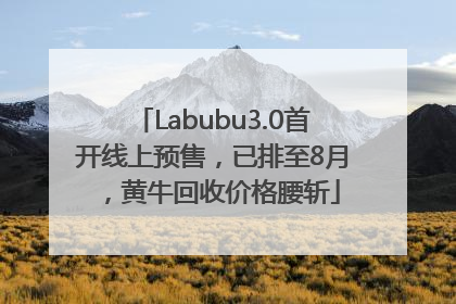 Labubu3.0首开线上预售，已排至8月，黄牛回收价格腰斩